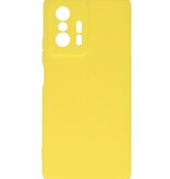 Fashion Color TPU Case Xiaomi 11T Yellow