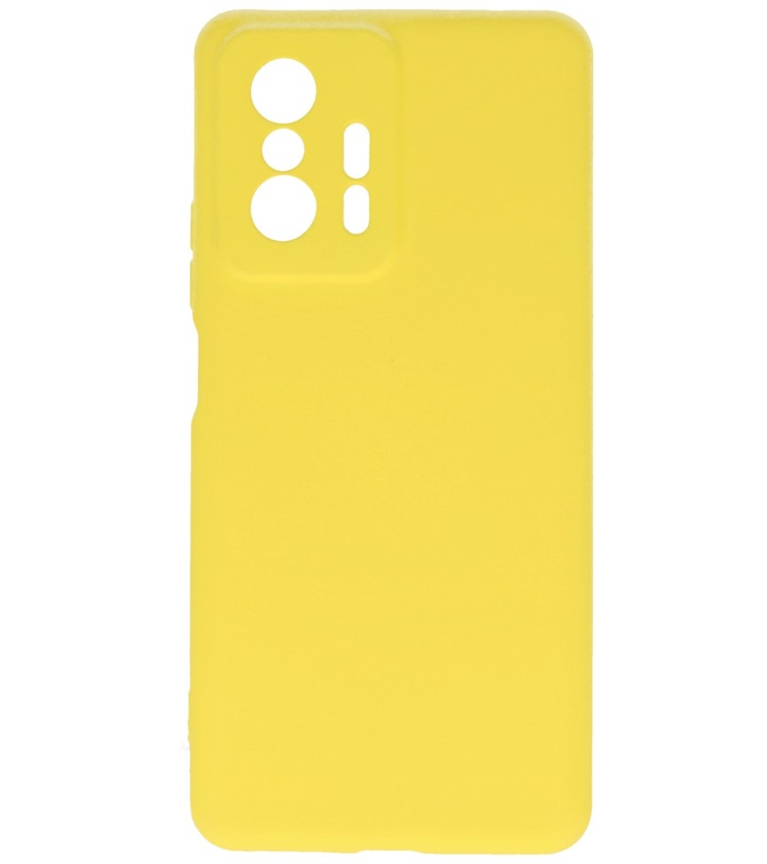Custodia in TPU colore moda Xiaomi 11T giallo