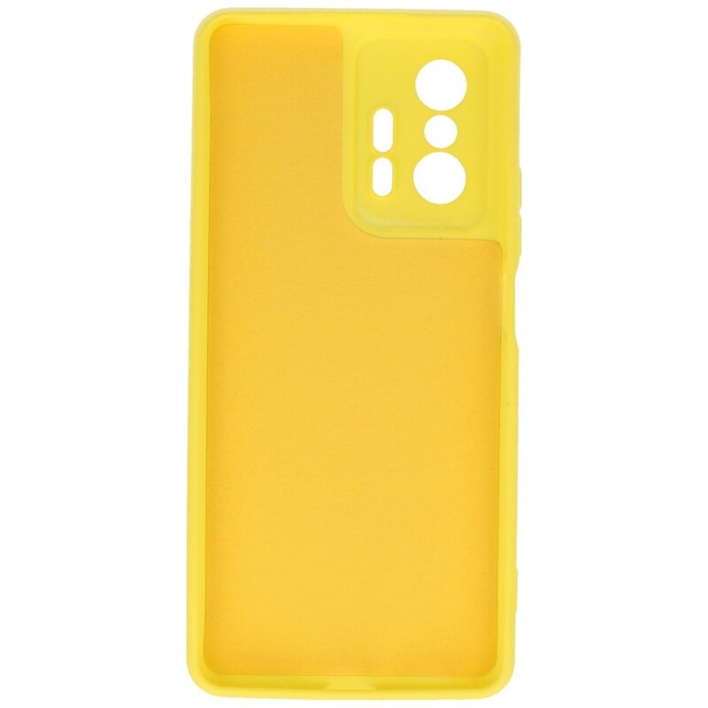 Custodia in TPU colore moda Xiaomi 11T giallo