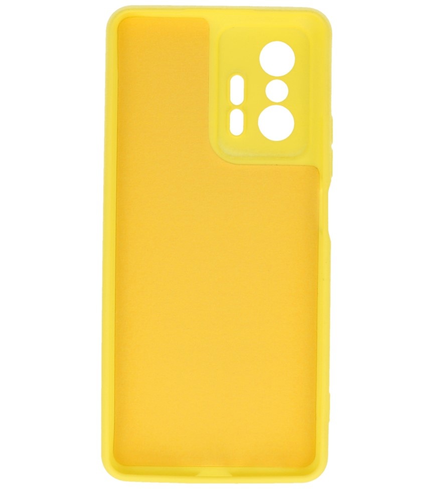 Fashion Color TPU Case Xiaomi 11T Yellow