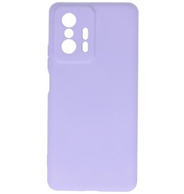 Fashion Color TPU Hoesje Xiaomi 11T Paars