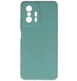 Custodia in TPU colore moda Xiaomi 11T verde scuro