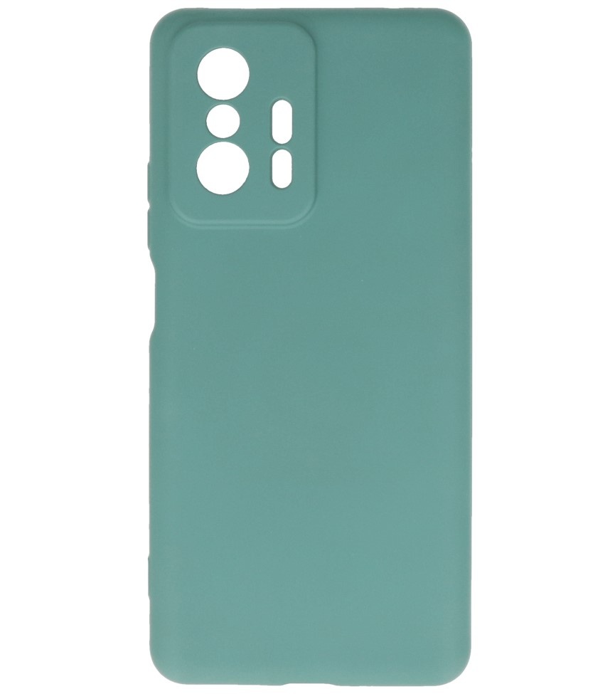 Fashion Color TPU Case Xiaomi 11T Dark Green