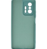 Fashion Color TPU Case Xiaomi 11T Dark Green