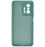 Custodia in TPU colore moda Xiaomi 11T verde scuro