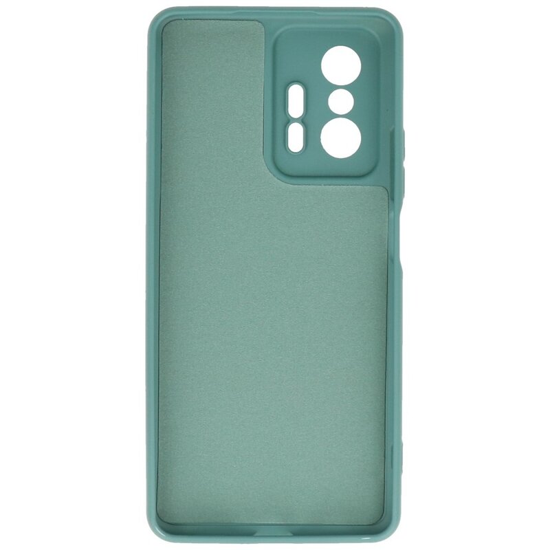 Custodia in TPU colore moda Xiaomi 11T verde scuro