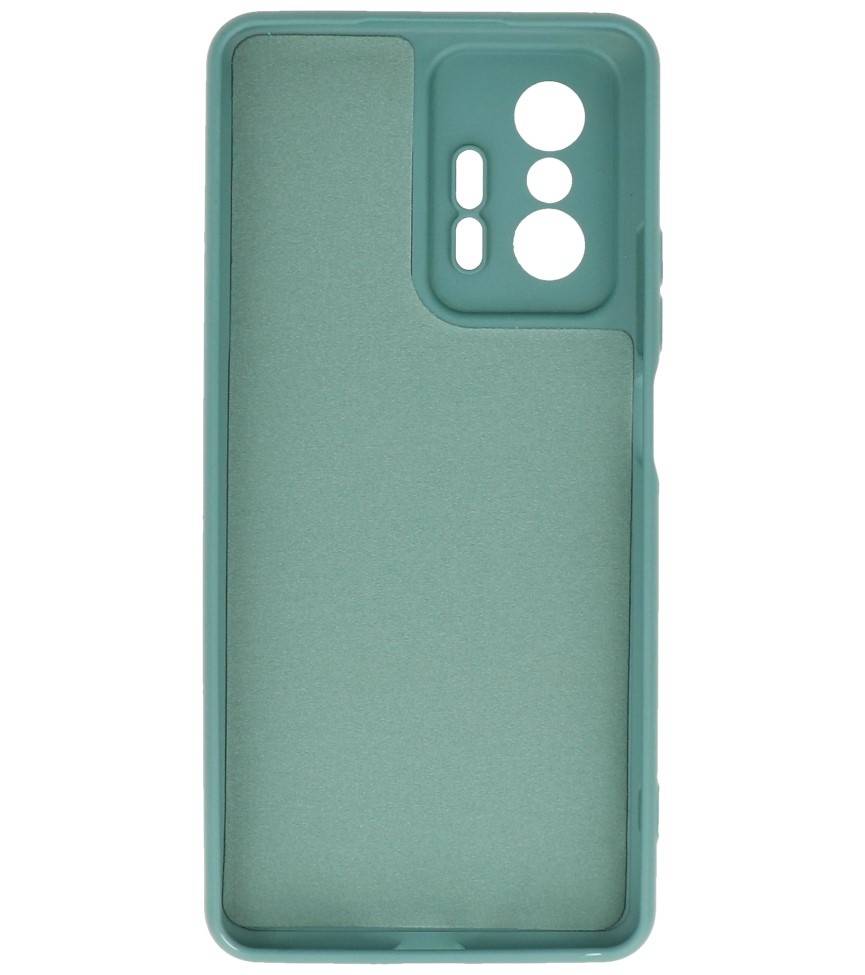 Custodia in TPU colore moda Xiaomi 11T verde scuro