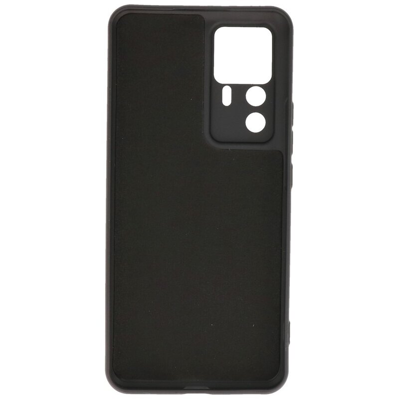 Custodia in TPU colore moda Xiaomi 12T / 12T Pro nera