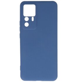 Modische farbige TPU-Hülle für Xiaomi 12T / 12T Pro, Marineblau