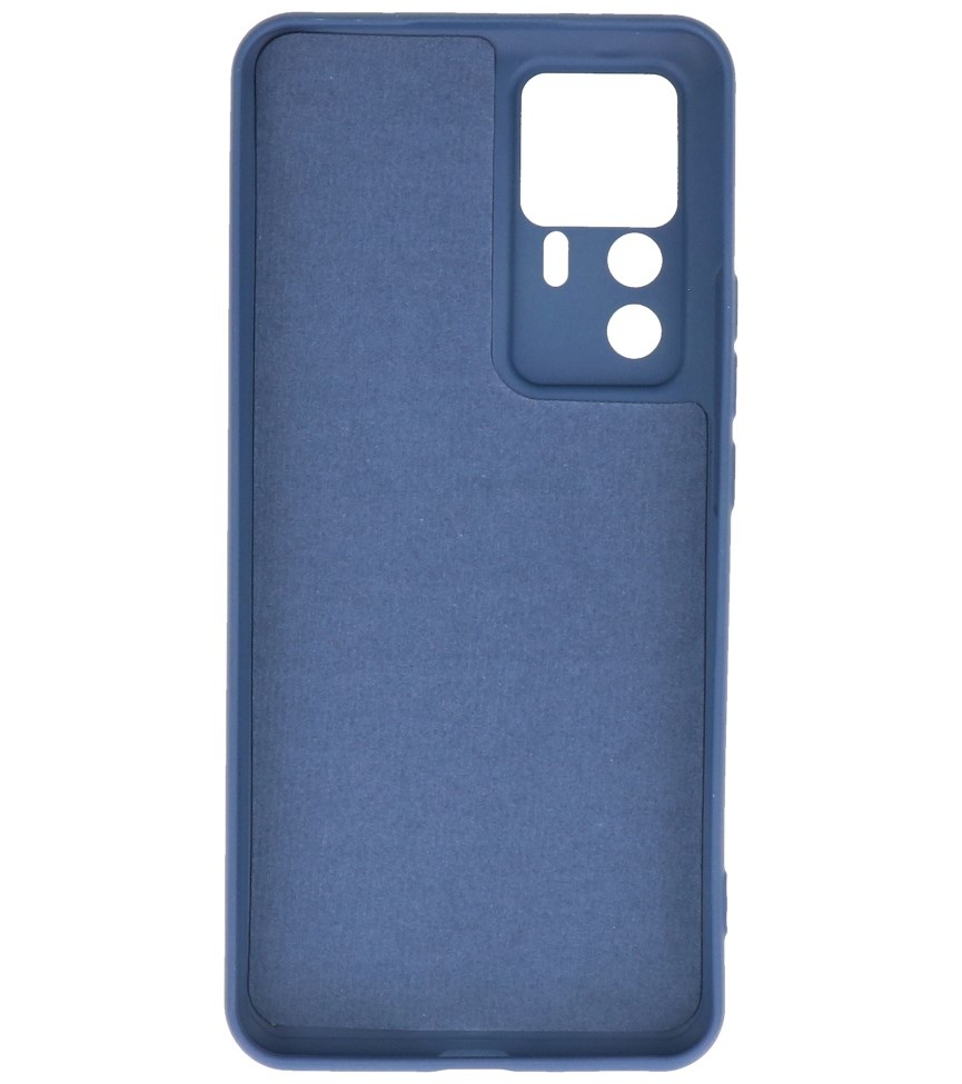 Modische farbige TPU-Hülle für Xiaomi 12T / 12T Pro, Marineblau