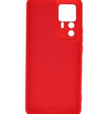Custodia in TPU colore moda Xiaomi 12T / 12T Pro rosso