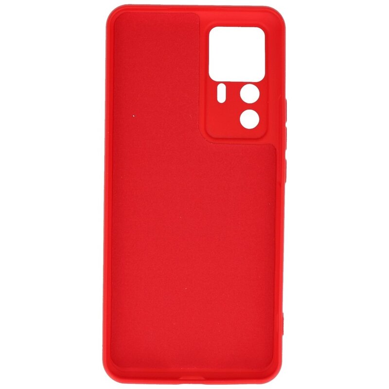 Custodia in TPU colore moda Xiaomi 12T / 12T Pro rosso