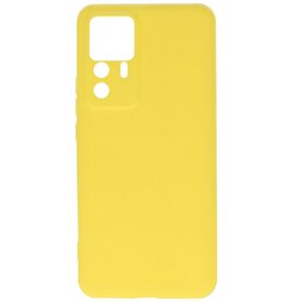 Custodia in TPU colore moda Xiaomi 12T / 12T Pro Giallo