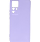 Fashion Color TPU Hülle Xiaomi 12T / 12T Pro Lila