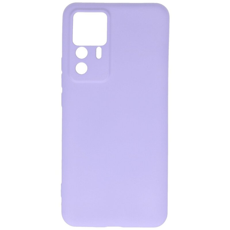 Fashion Colour TPU Case Xiaomi 12T / 12T Pro Lilla