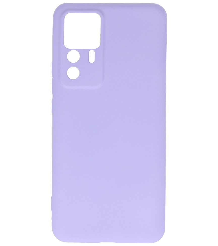 Fashion Colour TPU Case Xiaomi 12T / 12T Pro Lilla