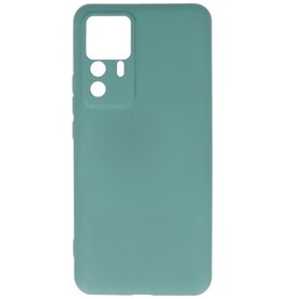 Fashion Color TPU Case Xiaomi 12T / 12T Pro Dark Green