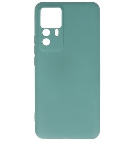 Fashion Color TPU Hülle Xiaomi 12T / 12T Pro Dunkelgrün