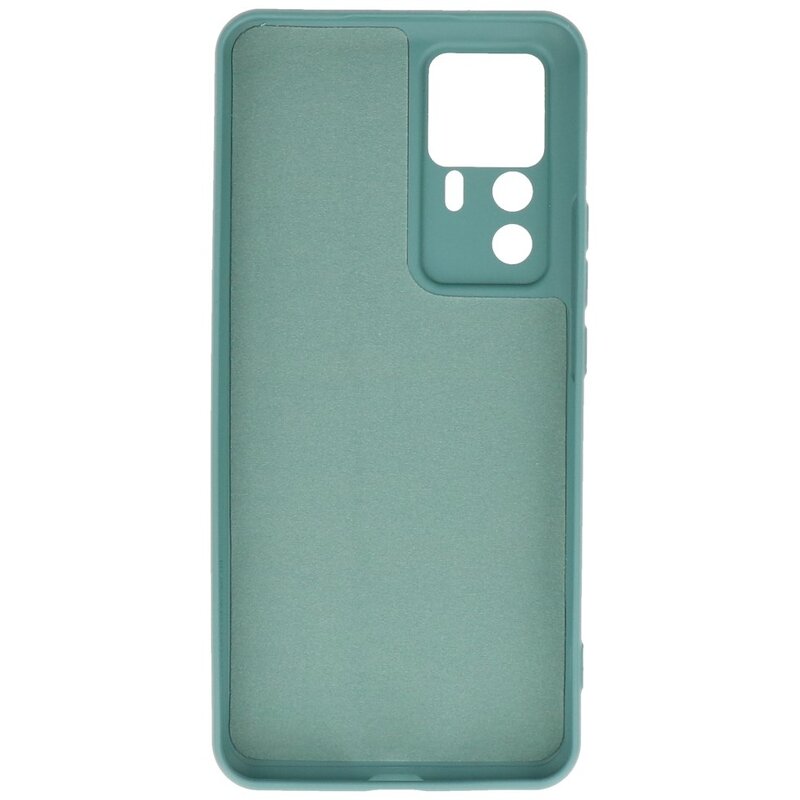Fashion Color TPU Case Xiaomi 12T / 12T Pro Dark Green