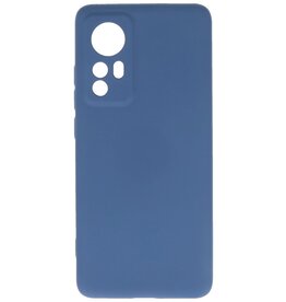 Funda TPU Color Moda Xiaomi 12 Azul Marino