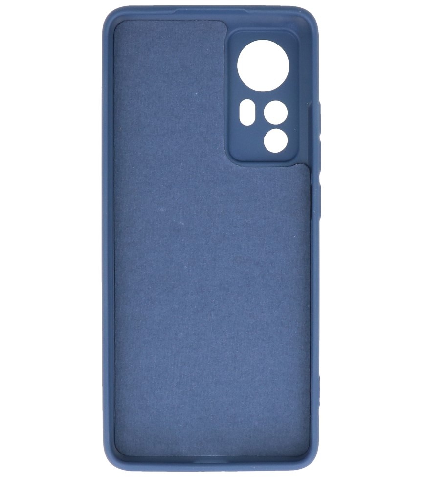 Modische farbige TPU-Hülle für Xiaomi 12, Marineblau