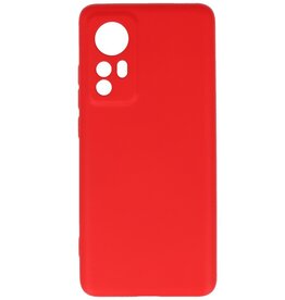 Fashion Color TPU Case Xiaomi 12 Red