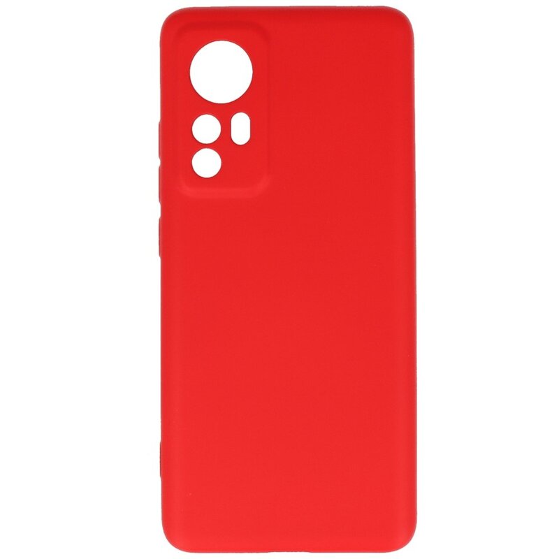 Fashion Color TPU Hülle Xiaomi 12 Rot