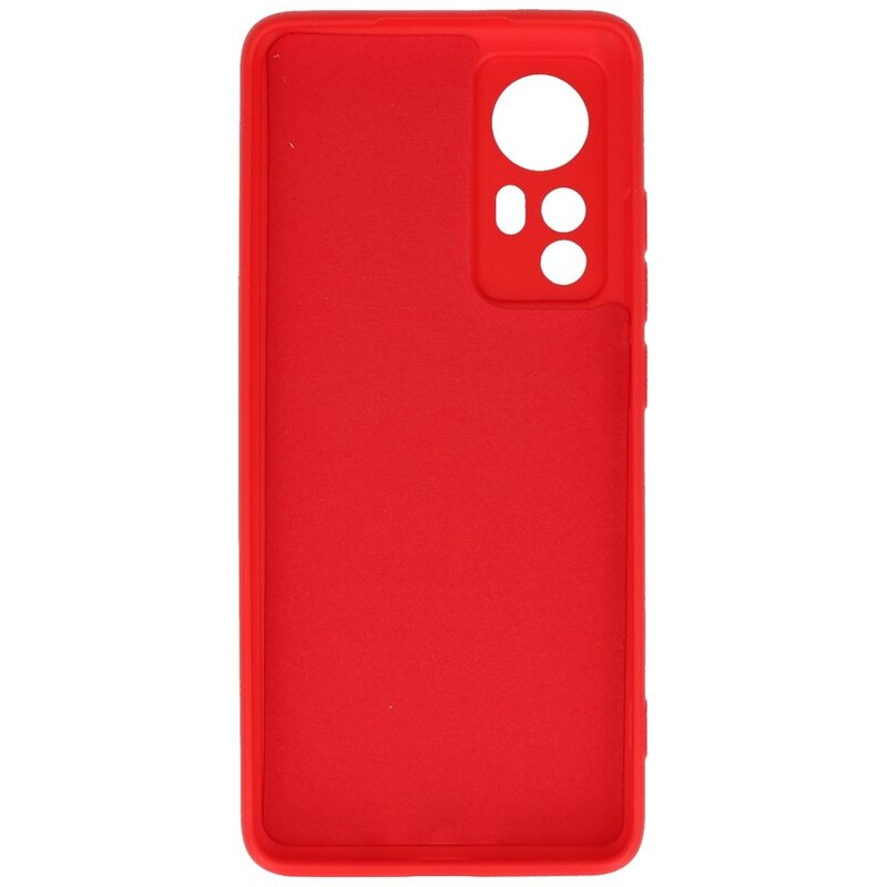 Fashion Color TPU-cover Xiaomi 12 Rød