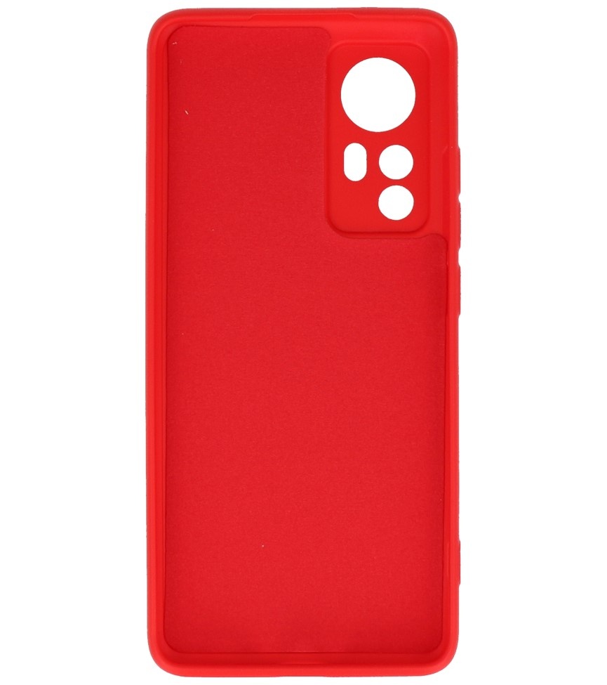 Fashion Color TPU Case Xiaomi 12 Red