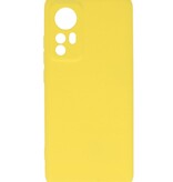 Coque TPU Fashion Color Xiaomi 12 Jaune