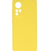 Fashion Color TPU Case Xiaomi 12 Yellow
