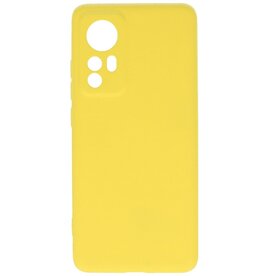 Coque TPU Fashion Color Xiaomi 12 Jaune