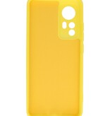 Fashion Color TPU Case Xiaomi 12 Yellow