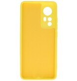 Fashion Color TPU Hülle Xiaomi 12 Gelb