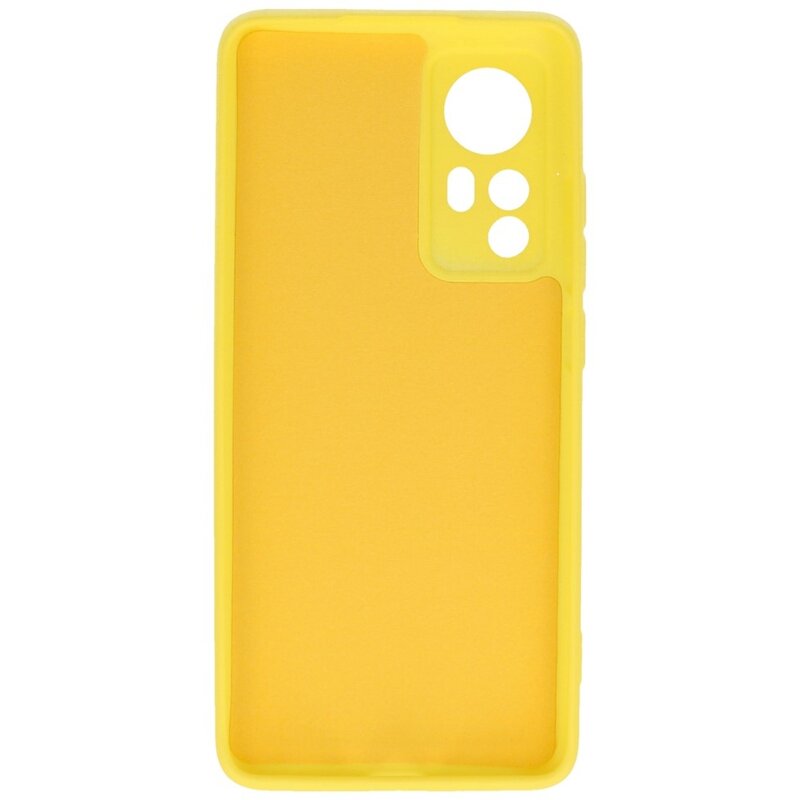 Custodia in TPU colore moda Xiaomi 12 giallo