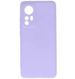 Custodia in TPU colore moda Xiaomi 12 Viola