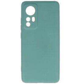 Coque TPU Fashion Color Xiaomi 12 Vert Foncé