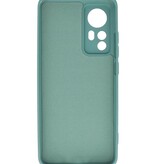 Fashion Colour TPU Case Xiaomi 12 Mørkegrøn