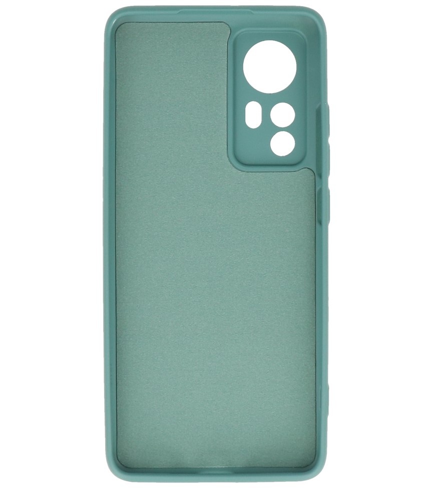 Coque TPU Fashion Color Xiaomi 12 Vert Foncé