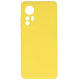 Custodia in TPU colore moda Xiaomi 12 Pro giallo