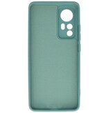 Coque TPU Fashion Color Xiaomi 12 Pro Vert Foncé