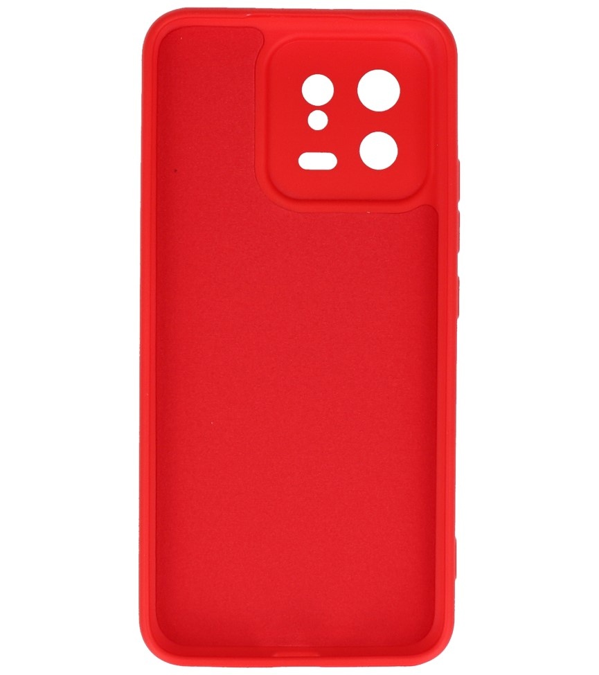 Fashion Color TPU Hülle Xiaomi 13 5G Rot