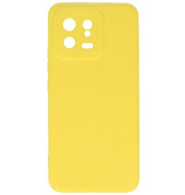 Custodia in TPU colore moda Xiaomi 13 5G giallo