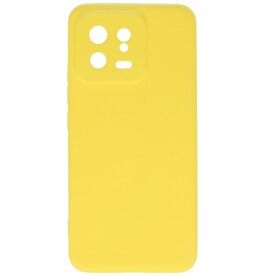 Fashion Color TPU Case Xiaomi 13 5G Yellow