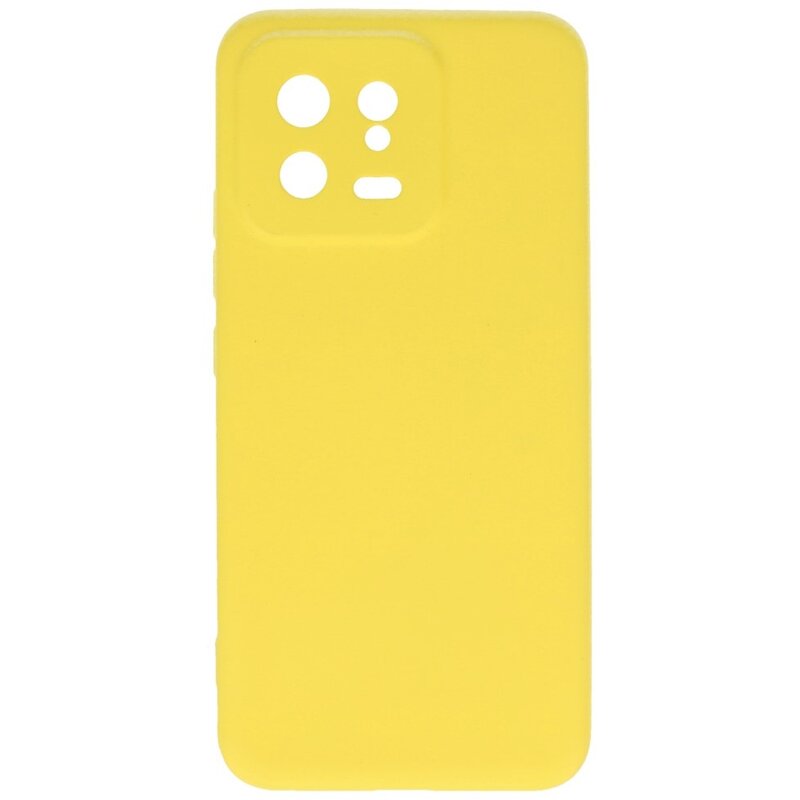 Fashion Color TPU Case Xiaomi 13 5G Yellow