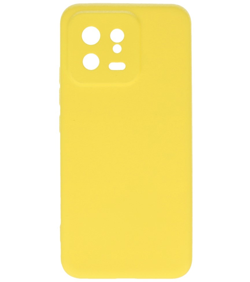 Custodia in TPU colore moda Xiaomi 13 5G giallo