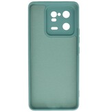 Fashion Color TPU-cover Xiaomi 13 Pro 5G mørkegrøn