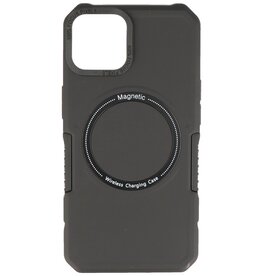 Custodia di ricarica magnetica per iPhone 11 nera