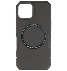 Coque de charge magnétique pour iPhone 12 - 12 Pro Noir
