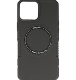Custodia di ricarica magnetica per iPhone 12 Pro Max nera